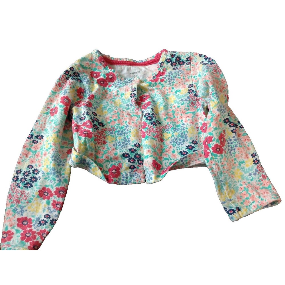 carters 24m floral sweater